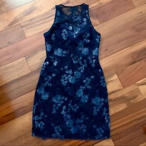 Antonio Melani Navy Sequin Dress